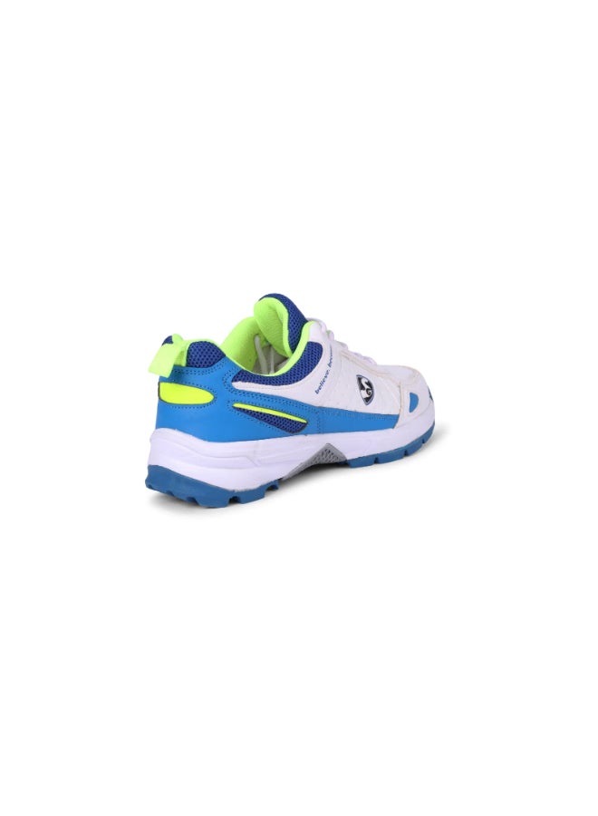 SG CLUB 6.0 Cricket Shoe (Classic White/Navy/Orange) - UK-9 - Image 3